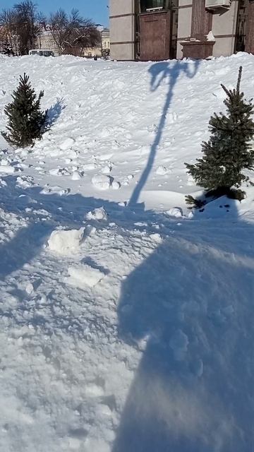 опять за окном  снег