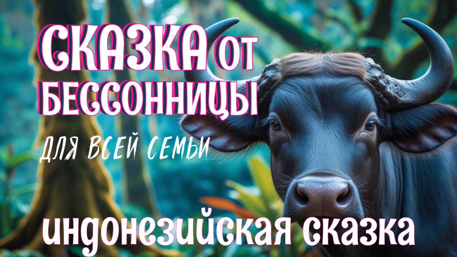 Индонезийские сказки на ночь у камина — Буйвол, тигр и другие звери  Сказки от бессонницы