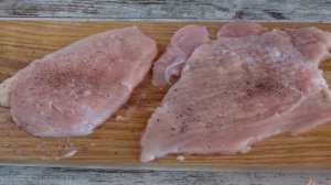 Куриные отбивные в кефирном маринаде и в манной панировке