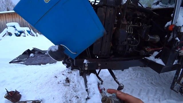 Замена термостата на тракторе МТЗ 82 - Легко и просто! смотреть онлайн