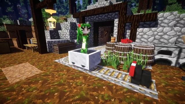 Смешные моменты в майнкрафт: Принцесса Дриада В Вагонетке! смотреть онлайн