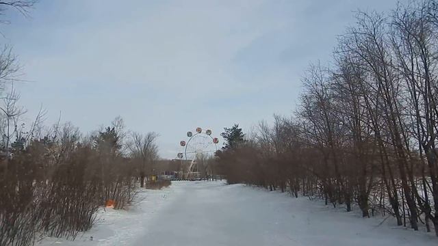 Майкудук | Дальний парк зимой