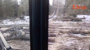 За дровами на МТЗ-82 с 2 ПТС-4