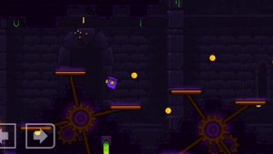 Показываю как пройти первый уровень замка в Geometry dash