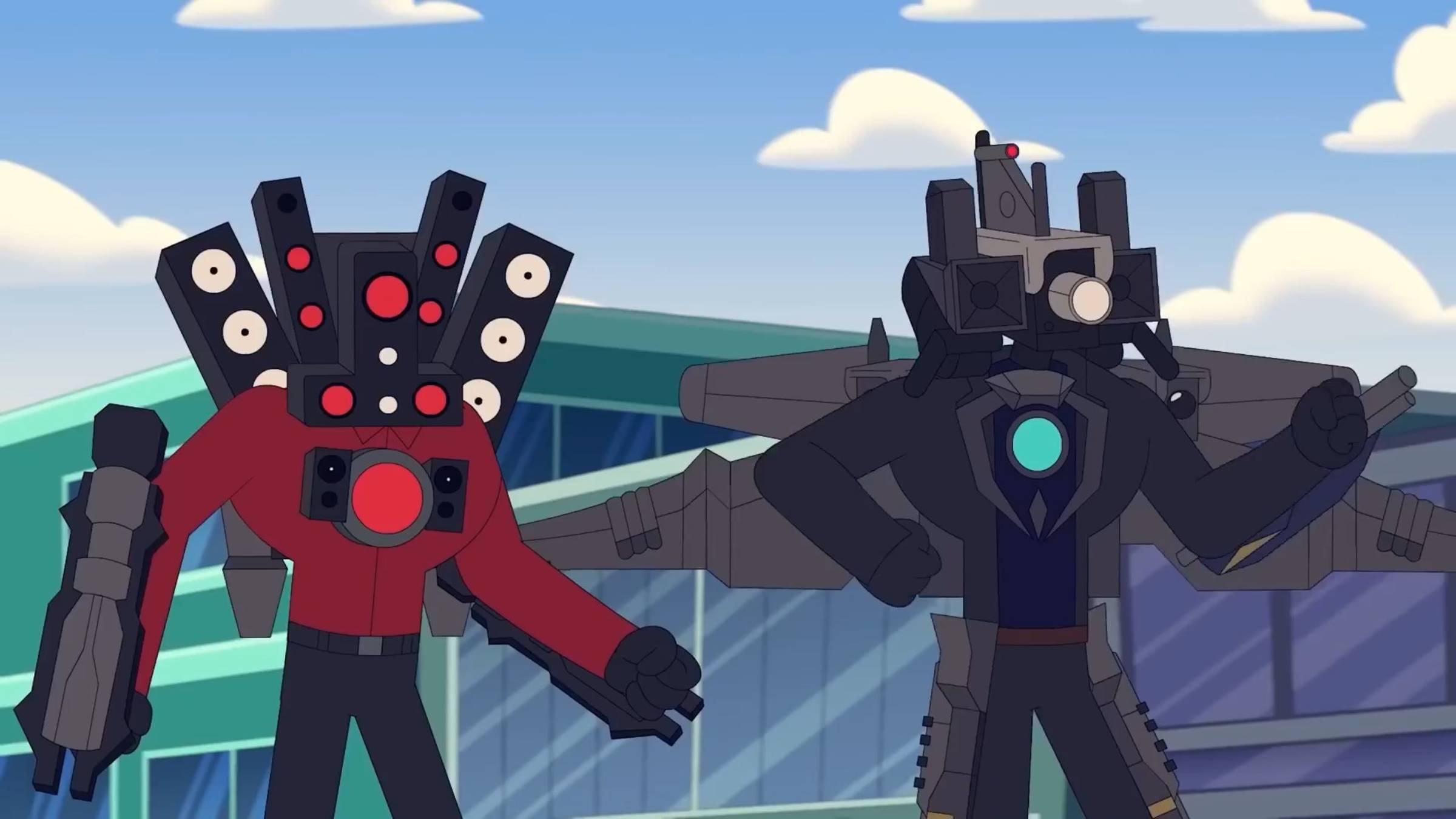 Титана Спикермена взяли в плен Скибиди Туалеты, Анимация Мультик смотреть онлайн