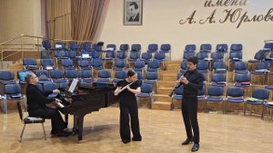 Ф. Данци, Концертная симфония для флейты и кларнета, 1 часть. Флейта- Маруся Абакарова.