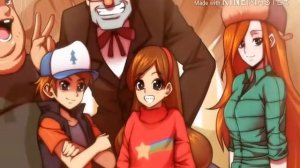 Гравити фолз в стиле аниме