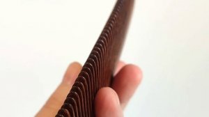 Расческа деревянная без ручки. Гребень для волос. Арт.40002
