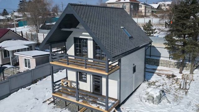 Обалденнейший компактный загородный дом! | СК Modern House, ? смотреть онлайн