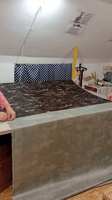 Делаем крой ткани Оксфорд 200. смотреть онлайн