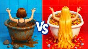 💇♀️Тонкие vs густые волосы 😅 Забавные трудности и ситуации