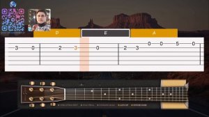 🎸 Forrest Gump - Theme - EASY Guitar tutorial (TAB AND CHORDS) Ⓜ️
