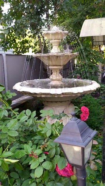 Фонтан из белого бетона смотреть онлайн