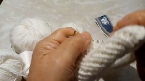 Шапка из пуха норки спицами. Вязание для начинающих