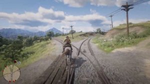 Red Dead Redemption 2 Всадник 9 - из Ван Хорна в Блэкуотер за 17 минут! Или даже 18...)))