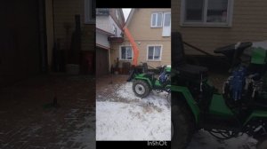 Кран на минитрактор