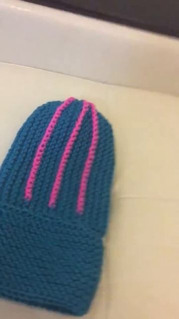 Детская шапка бини спицами смотреть онлайн