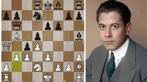 Х.Р.Капабланка НАКАЗАЛ Типала за нарушение принципов игры  в дебюте! Шахматы.