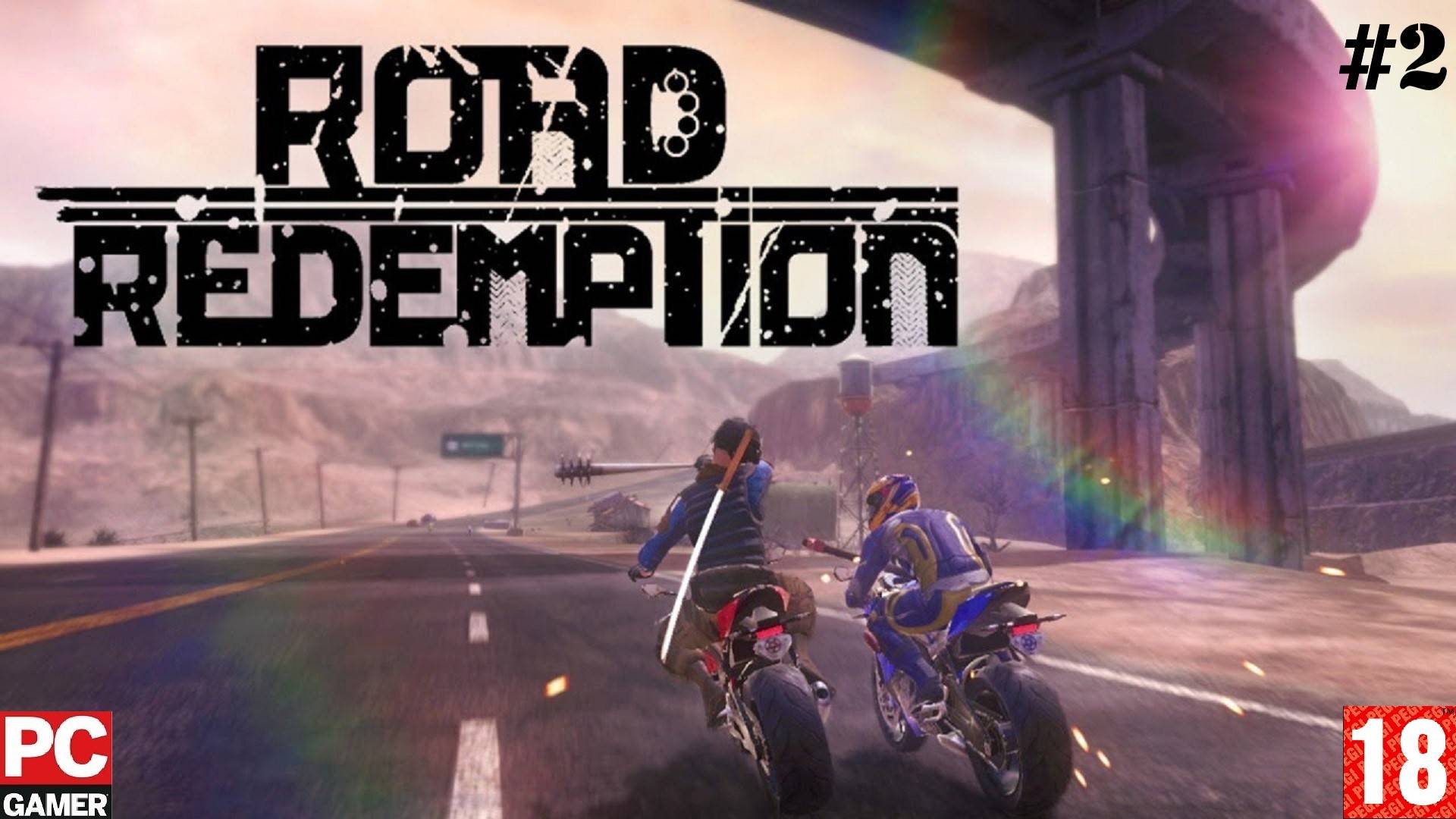 Road Redemption: Revengers Assemble (2019) (PC) - Прохождение #2. (без комментариев) на Русском.