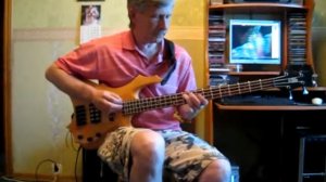 Red Hot Chili Peppers- dani California- бас(bass cover)