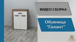 ТЭКС
Видео сборка. Прихожая Галант. Обувница.