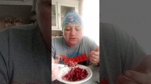 МУКБАНГ. Греча со свеклой