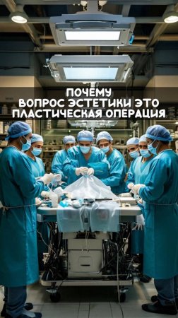 Почему вопрос эстетики это пластическая операция?
