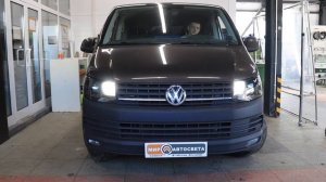 Установка  BILED линз на VW Caravelle. Автосвет