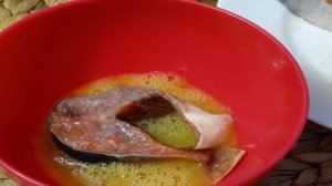 Горбуша в панировке из кукурузной муки