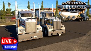 🔴 ATS 1.54,  КОНВОЙ по Америки, (ссылка на Донат в описании ) !!