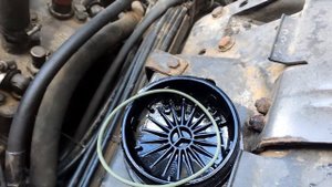 SCANIA R420 замена топливного фильтра тонкой очистки