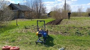 technica Секрет лёгкой вспашки электролебёдка в действии! Смотрите результат