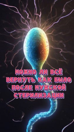 Можно ли все вернуть как было после мужской стерилизации?