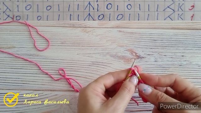 МК Лёгкого ажурного узора спицами// ПОПЕТЕЛЬНО