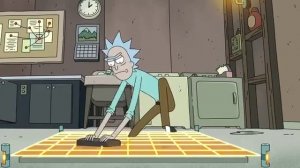 Рик и Морти.  Ровный пол