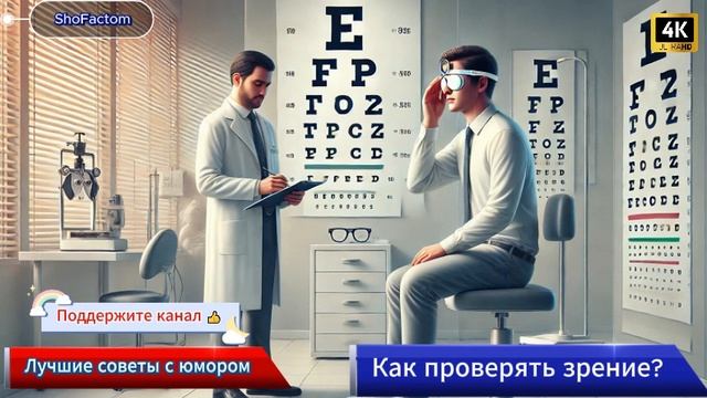 Как проверять зрение и не уйти с очками на -10 😅🔥