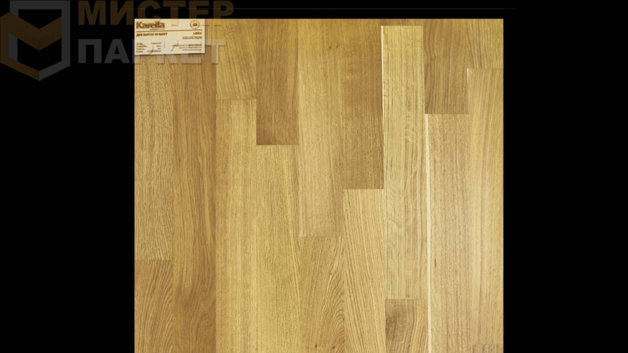 Паркетная доска Karelia Дуб Natur Matt 3S (Natural) 2266 мм х 188 мм