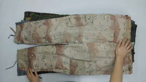 36573 Штаны мужские карго (много военки), 20пак, pantaloni cargo, секонд (extra) оптом