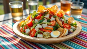 Салат Радуга: как яркие ингредиенты превращаются в главное угощение вечера!