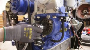 Первый запуск двигателя Д-240, после ремонта.