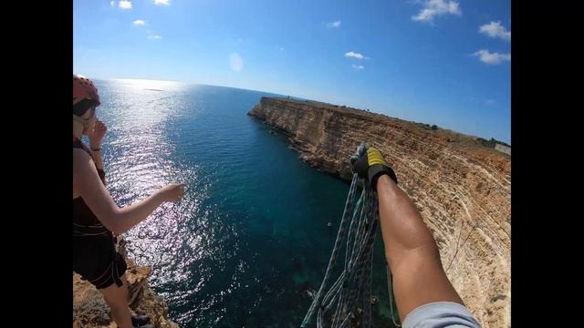 13 07 Гасанова София Фиолент 62м Прыжки с веревкой в Крыму Jump&Fly смотреть онлайн