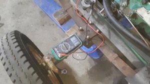 Установил генератор МТЗ на минитрактор.