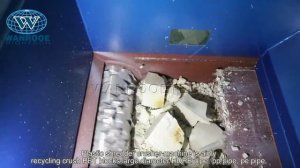 Шредер дробилка для измельчения пластиковых кусков из ПЭТ