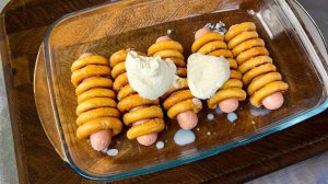 "Оденьте на сосиски баранки": и проверяю рецепт, не ожидал, что так получится