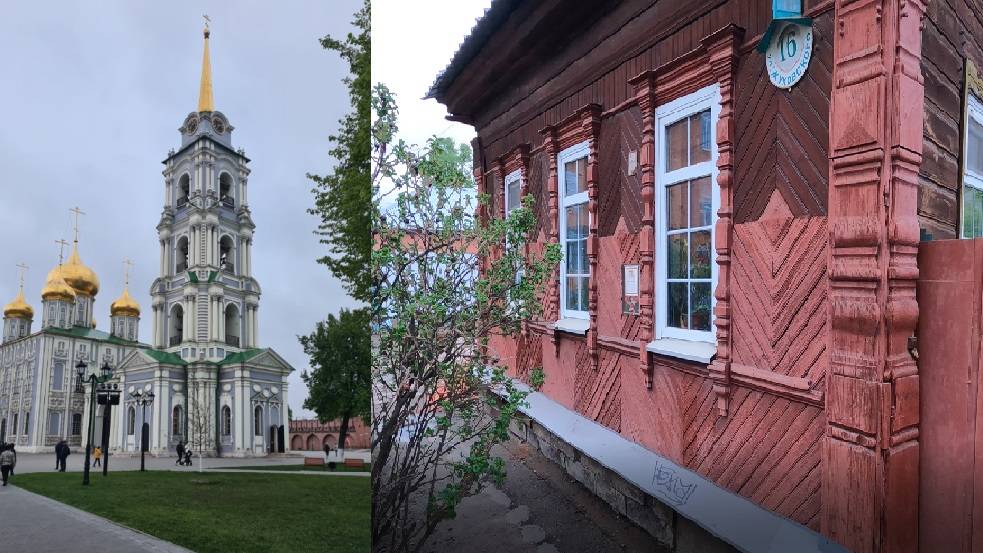 Тула первого мая 2025. Контрасты города. Как выглядит Кремль, и что такое Казанская набережная. смотреть онлайн