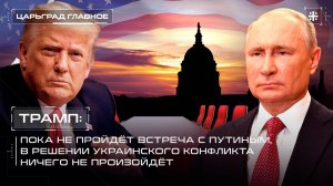 Трамп: Пока не пройдёт встреча с Путиным, в решении украинского конфликта ничего не произойдёт