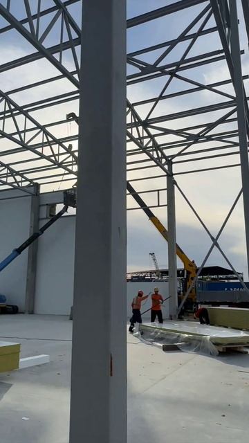 Строительство склада площадью 2706м2. 4 часть смотреть онлайн