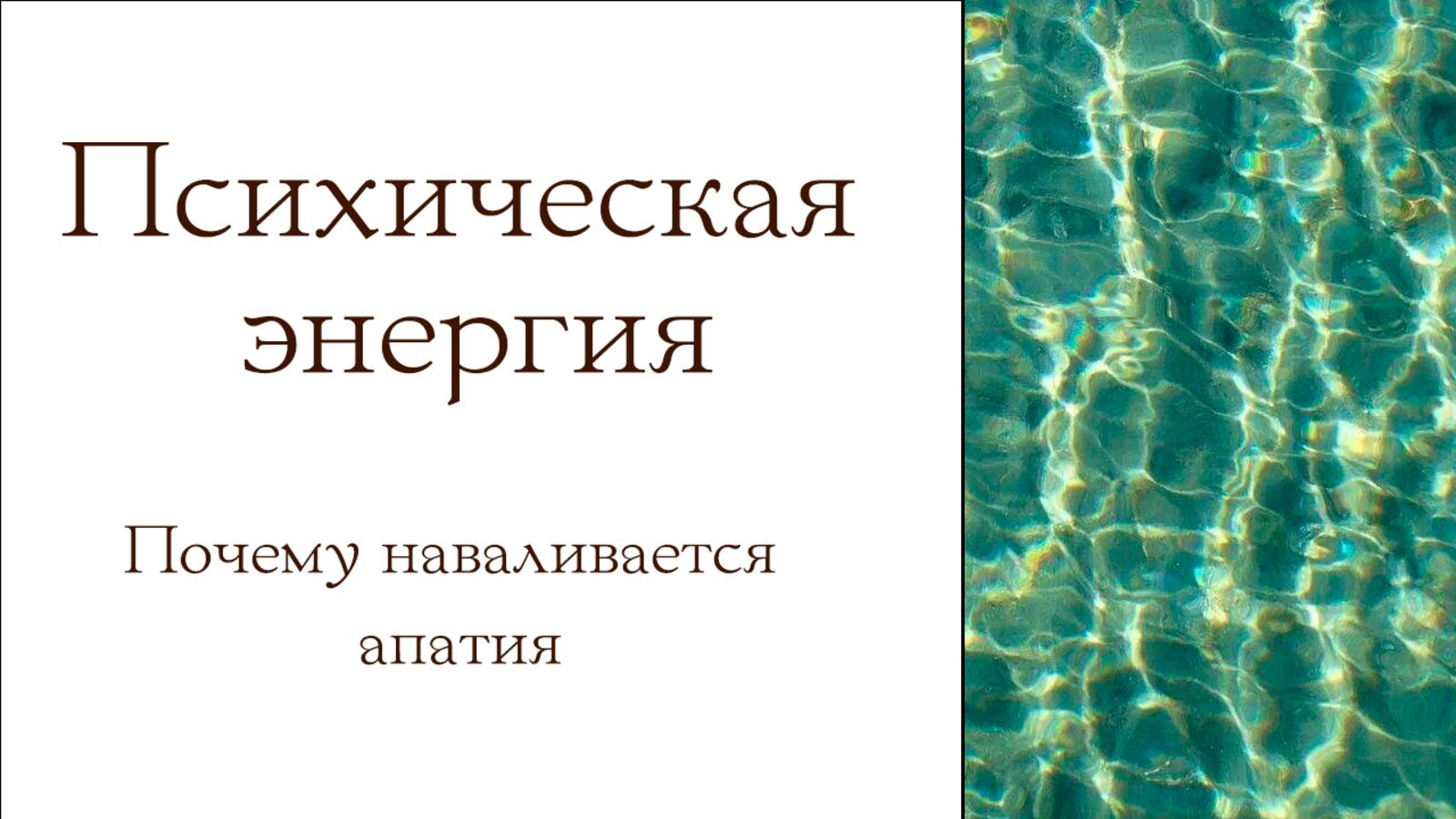 Что делает нас живыми? Юнг о скрытой психической энергии