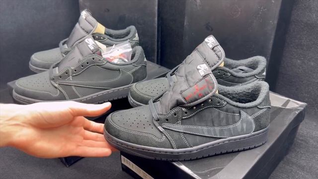НЕ НАЙТИ ЛУЧШЕ! Обзор Nike Air Jordan 1 low Travis Scott Black Phantom за 25.000₽! Сравнение качеств смотреть онлайн