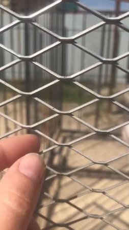 Забор из металлической декоративной сетки  Железный слон. Просечно вытяжная сетка ЦПВС Ячейка 42х20